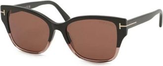 Tom Ford Pre-owned Accessories, female, Brown, Size: ONE SIZE Pre-owned Plastic sunglasses