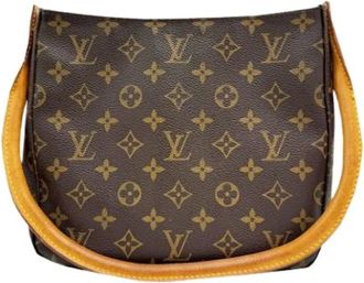Louis Vuitton Pre-owned Shoulder Bags, female, Brown, Size: ONE SIZE Pre-owned Vintage Canvas Shoulder Bag