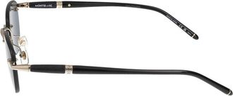 Montblanc Mens Mb0412s Metal Frame Sunglasses Gold