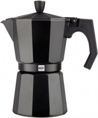 Magefesa 01PACFKEB09 Kenia Noir Aluminium Coffee Maker Cups