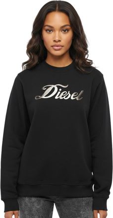 Diesel Black Logo Crew Neck Sweatshirt