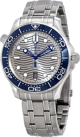 Omega Pre-owned Omega Seamaster Automatic Grey Dial Mens Watch 210.30.42.20.06.001