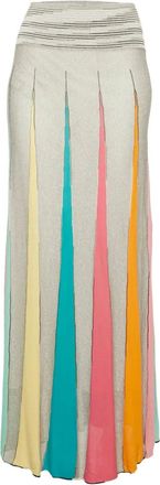 Missoni striped pleated skirt - Grey