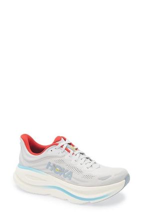 Hoka One One Bondi 9 Running Shoe in Cosmic Grey /Stardust at Nordstrom, Size 10.5