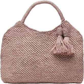 Mar Y Sol Anya Raffia Satchel