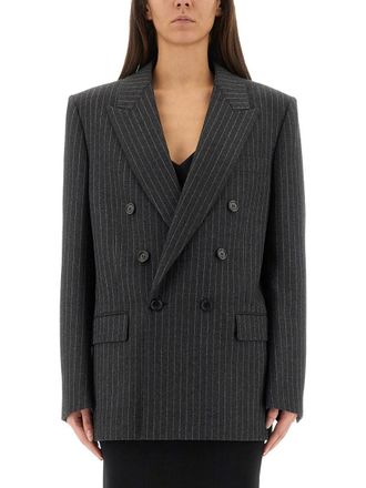Saint Laurent Cassandre Double-Breasted Jacket