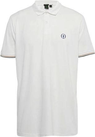 BOSS Polo in piqu&eacute; - Bianco
