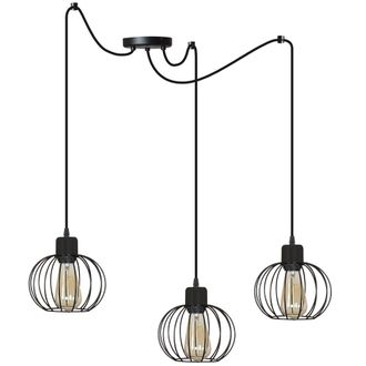 OEM L&aacute;mpara Colgante Spider Loft Ajustable Metal Edison