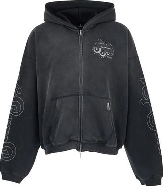 Represent Beach Boys Endless Summer Hoodie met Rits - Heren - Vesten met rits - Zwart - L - Katoen - Hoodies & sweatvesten