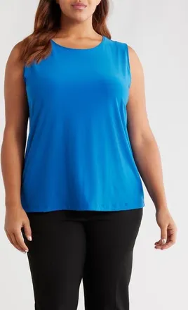Vikki Vi Scoop Neck Tank in Azure at Nordstrom, Size 1 X