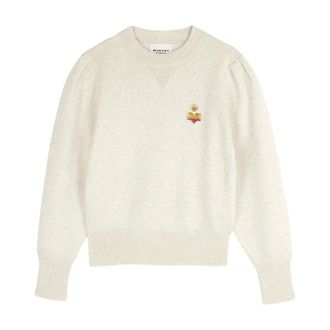 Isabel Marant Kelaya Sweater - Dames - Sweatshirts & Hoodies - Beige - Maat: S Katoen