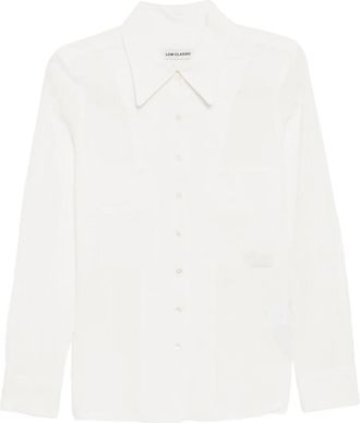 Low Classic Camicia Crumpled - Bianco