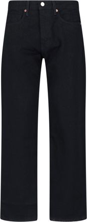 Levi's Black Anchor Cotton Straight-Leg Jeans