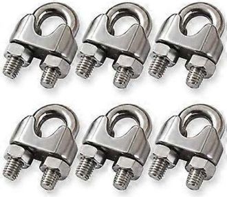 OEM Juego De 6 Abrazaderas Para Manguera M10 De 9,5 Mm En Acero Inoxidable 304
