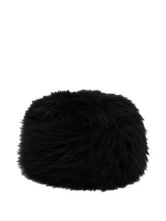Apparis Margot faux-fur pillbox hat - Black