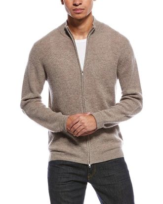 Brodie Moss Stitch Wool & Cashmere-Blend Bomber Jacket