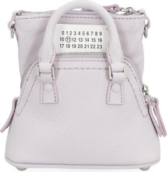 Maison Margiela 5AC Classique Baby Leren Crossbodytas - Dames - Handtassen - Paars - ONE Size - Leer - Tassen