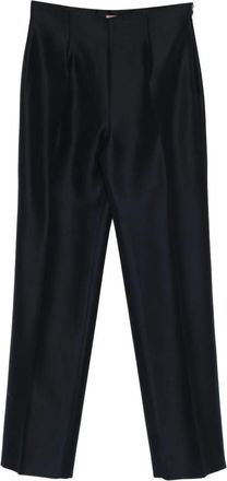 Romeo Gigli 1990s broek met rits - Blauw