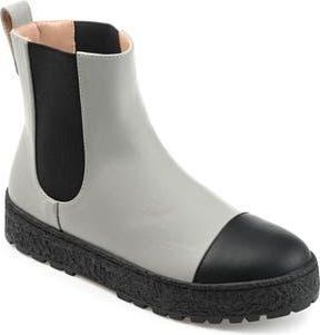 Journee Collection Jenie Chelsea Boot in Grey at Nordstrom Rack, Size 5.5