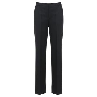 Lardini Pantalon van scheerwol - Dames - Broeken - Zwart - Maat: S Wol