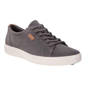 Ecco Mens Soft 7 Sneakers In Titanium