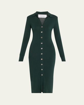 Anemos Cardigan Knit Midi Dress