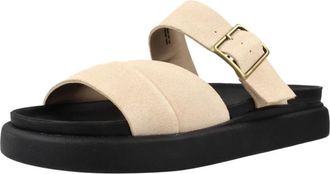 Clarks Schoenen, Dames, Beige, 40 EU, Leer, Aristella Mule