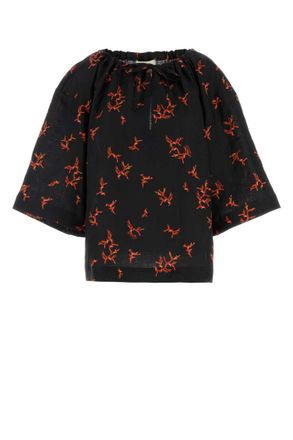 Fendi Multicolour Crew Neck Printed Top