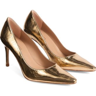 L.k. Bennett Floret New Signature Court Pump in Gold at Nordstrom, Size 8Us