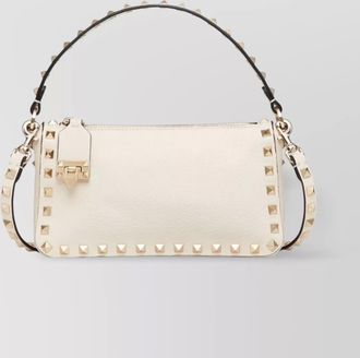 Valentino Garavani small leather shoulder bag with rockstud detailing