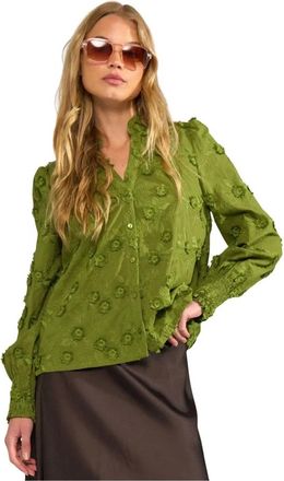 N&uuml;mph Mujer, Blusas y Camisas, Verde, Talla: XL