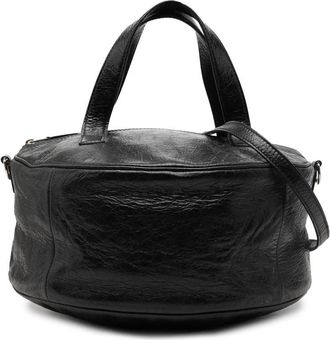Balenciaga Pre-owned Balenciaga Lambskin Round Arena Air Hobo Ladies 352SZKU0NNIBVBLU