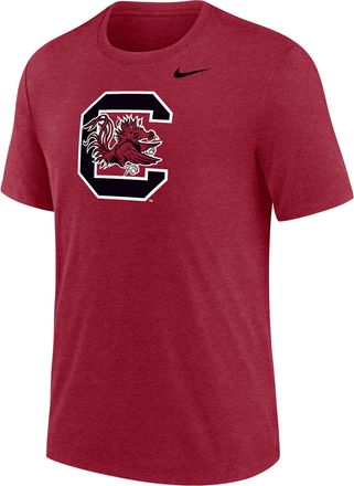 Nike Mens College (South Carolina Gamecocks) Tri-Blend T-Shirt in Red | M21372P204SCAR-CRM