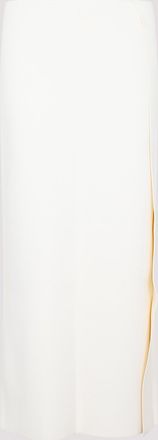 Jil Sander Womens Ivory Viscose Blend Skirt - Cream - Size EU 36 (Womens)