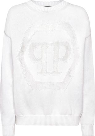 Philipp Plein Maglione girocollo - Bianco