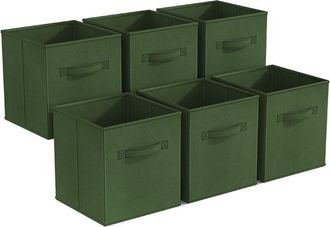 Sorbus 6 Pack 11In Foldable Storage Cubes