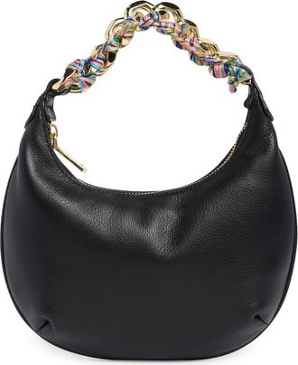Aim&eacute;e Escape Chain Leather Handbag in Black at Nordstrom Rack
