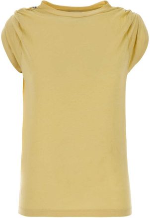 Isabel Marant Yellow Cotton Blend Zelna Tank Top