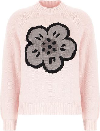 Kenzo Pink Cotton Blend Sweater