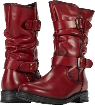 Eric Michael Noelle Womens Boot In Red