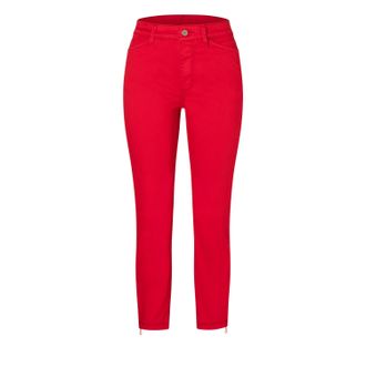 MAC Broeken 7/8-Jeans MAC Dream Chic, Damen, Gr. 32, L&auml;nge 29, rot (ruby rot ppt), Denim/Jeans, Obermaterial: 88% Baumwolle, 8% Elastomultiester, 4% Elasthan, seh
