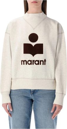 Isabel Marant Sweatshirt - Dames - Sweatshirts - Beige - M - Hoodies & sweatvesten