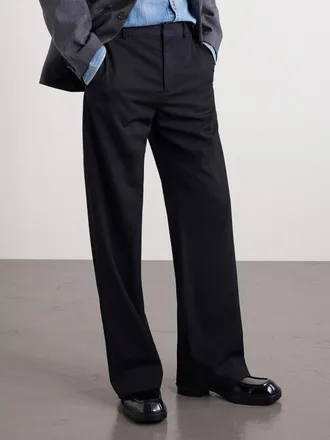 Saint Laurent Harvey Leather Penny Loafers