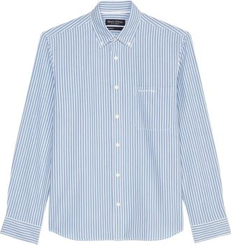 Marc O'Polo striped button-up shirt - White