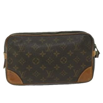 Louis Vuitton Pre-owned Clutches, female, Brown, Size: ONE SIZE Pre-owned Clutch Bag