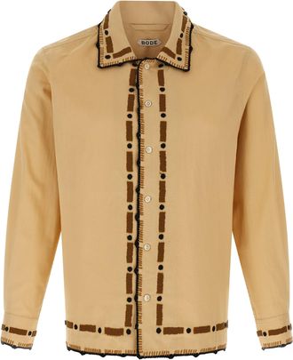 Bode beaded Ryegrass Shirt
