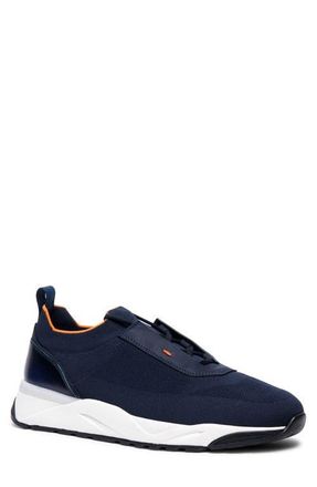 Santoni Flin Sneaker in U61 - Blue at Nordstrom, Size 11.5
