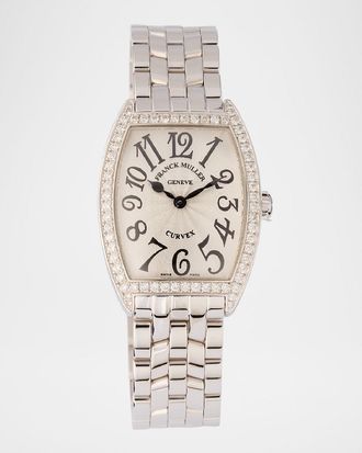 Franck Muller Curves Stainless Steel Diamond Watch