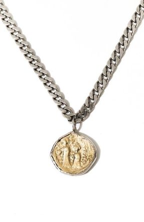 CHILD OF WILD Empire Pendant Choker Necklace in Silver at Nordstrom