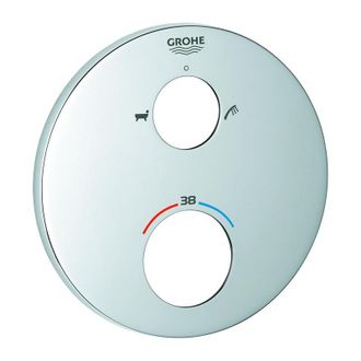 GROHE Roseta Redonda 49075 Para Termostato - Juego De Molduras Cromadas